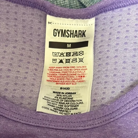 Gymshark Vital Seamless 2.0 Long Sleeve Crop Top Size Medium - Picture 4 of 10
